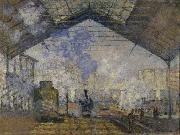 Claude Monet La Gare Saint-Lazare de Claude Monet Germany oil painting artist